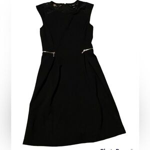 Mossimo Small A line Zip Back dress with lace detail